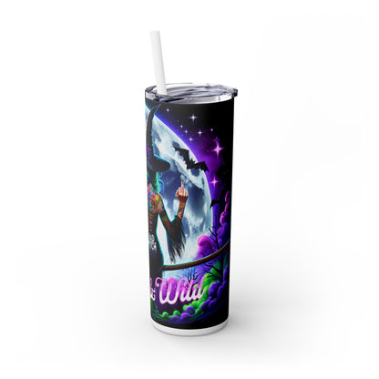 Halloween Skinny Tumbler with Straw, Holiday Gift | for Her 1