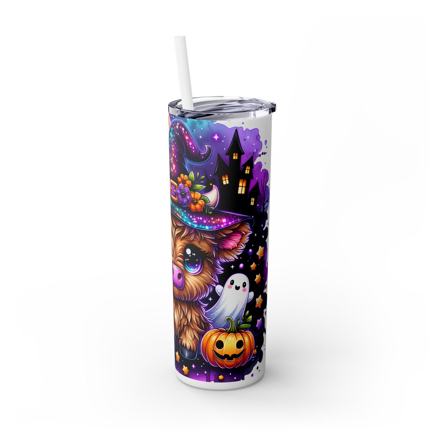 Skinny Tumbler with Straw, 20oz