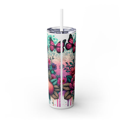 Skinny Tumbler with Straw, 20oz