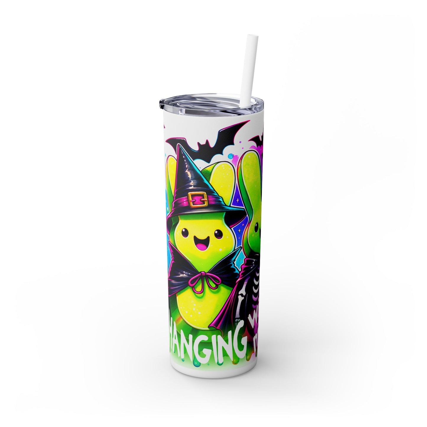 Skinny Tumbler with Straw, 20oz