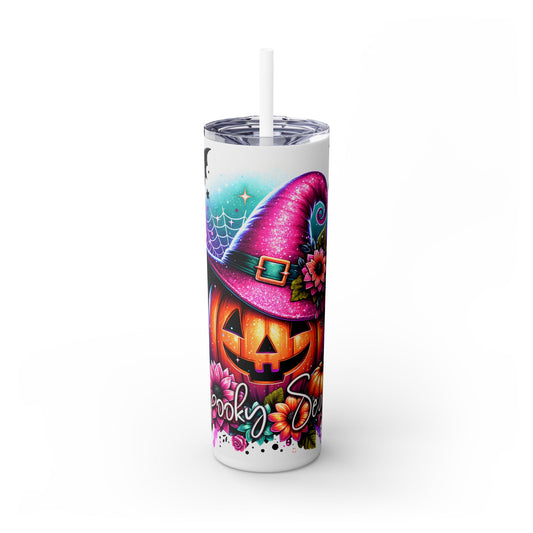 Skinny Tumbler with Straw, 20oz