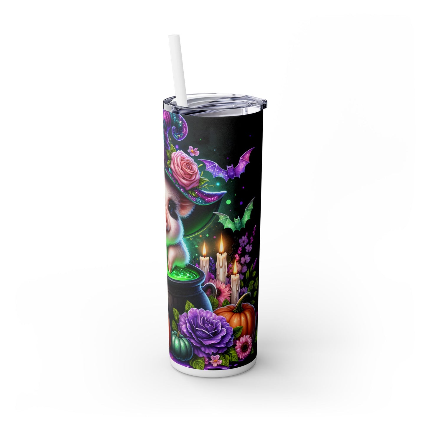 Skinny Tumbler with Straw, 20oz