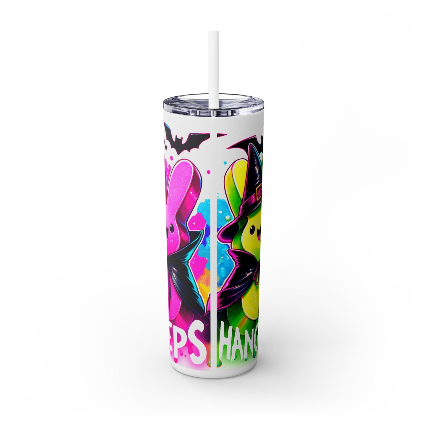 Skinny Tumbler with Straw, 20oz