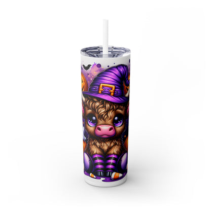 Skinny Tumbler with Straw, 20oz