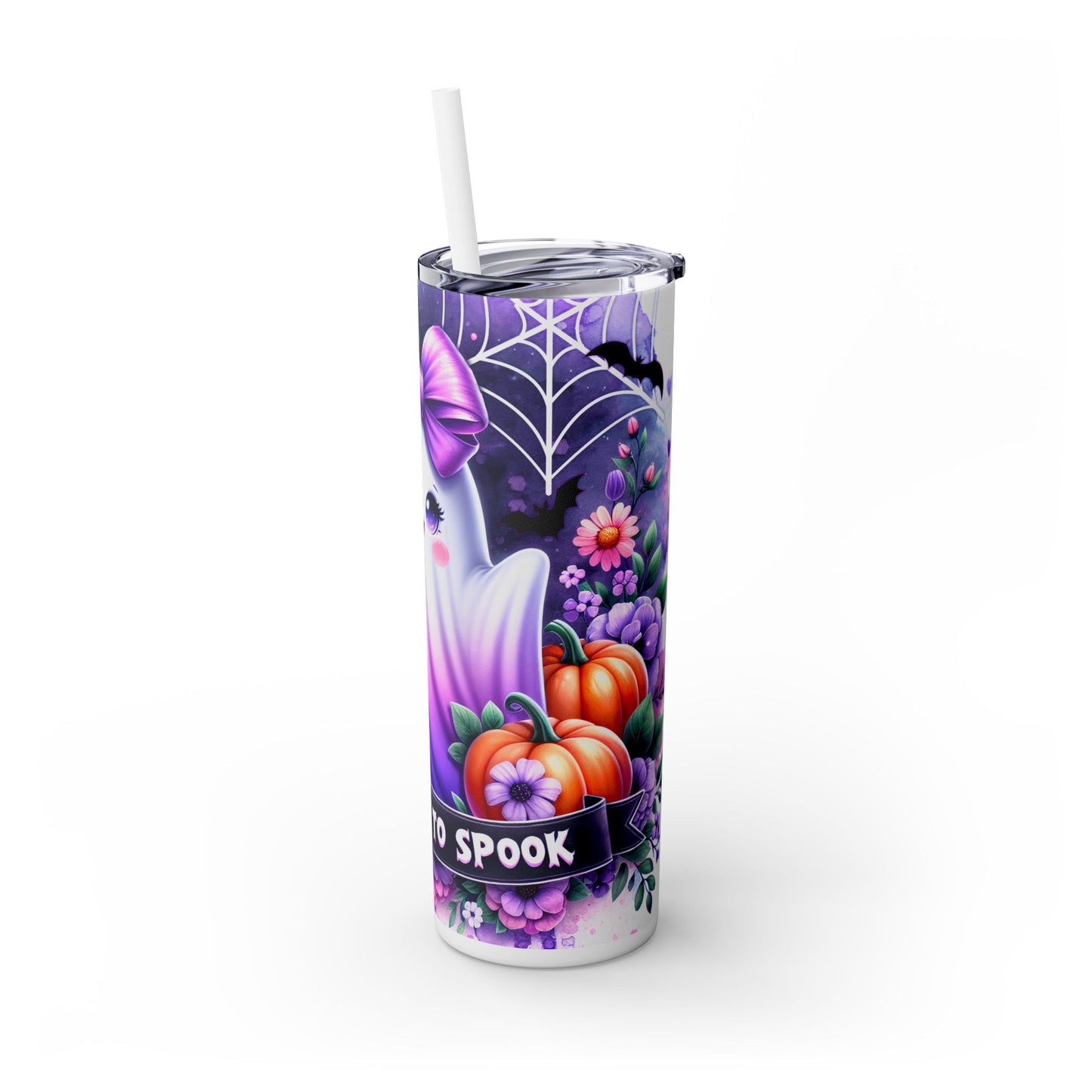 Skinny Tumbler with Straw, 20oz