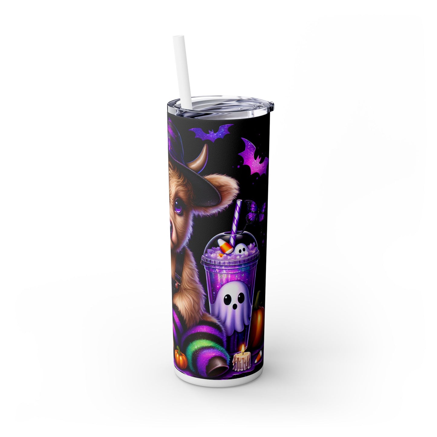 Skinny Tumbler with Straw, 20oz