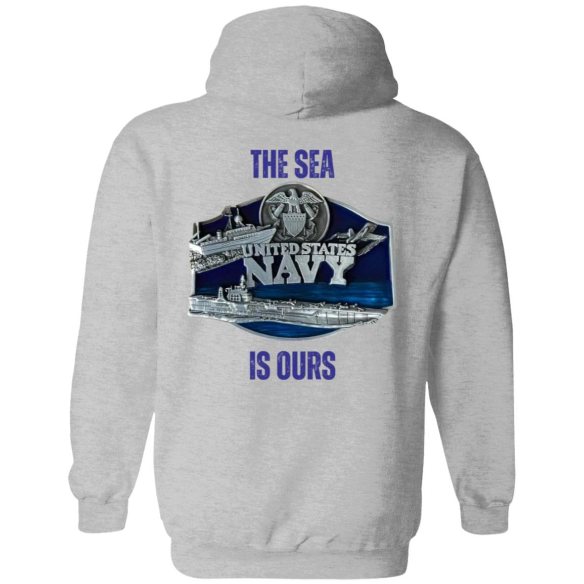 Navy pullover Hoodie | Christmas Holiday Gift | Mom, Dad, Son Daughter|1.0