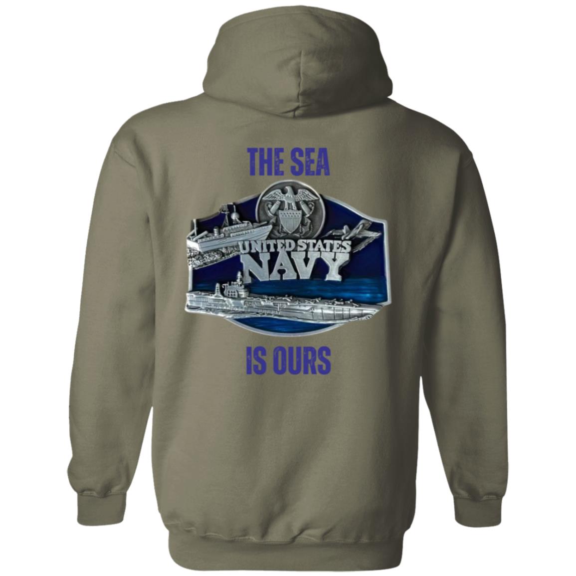 Navy pullover Hoodie | Christmas Holiday Gift | Mom, Dad, Son Daughter|1.0