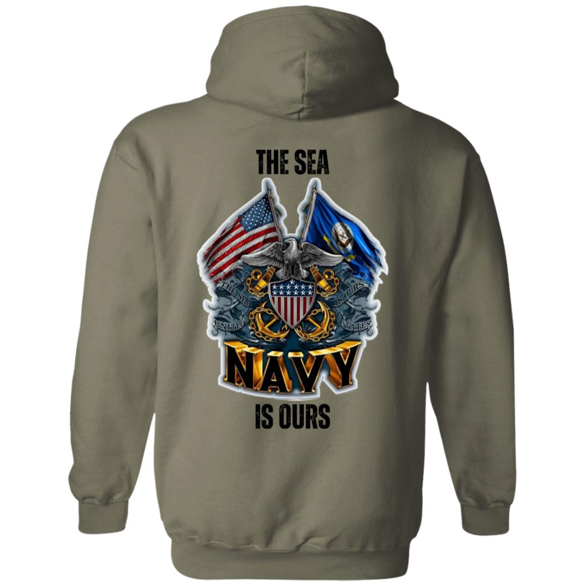 Navy Veteran pullover Hoodie | Christmas Holiday Gift | Mom, Dad, Son Daughter|