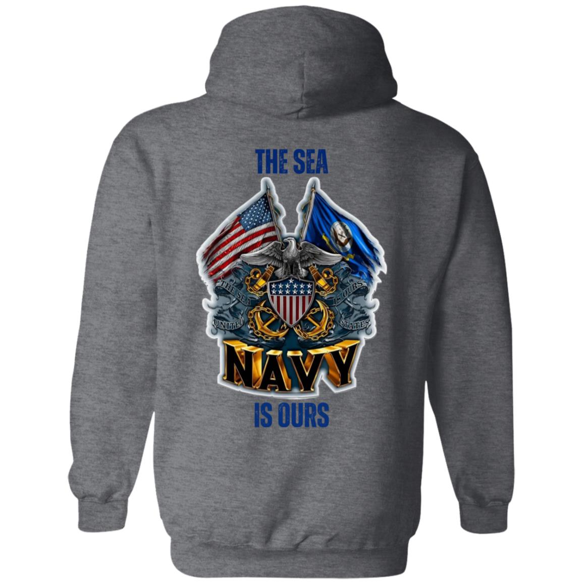 Navy Veteran pullover Hoodie | Christmas Holiday Gift | Mom, Dad, Son Daughter|