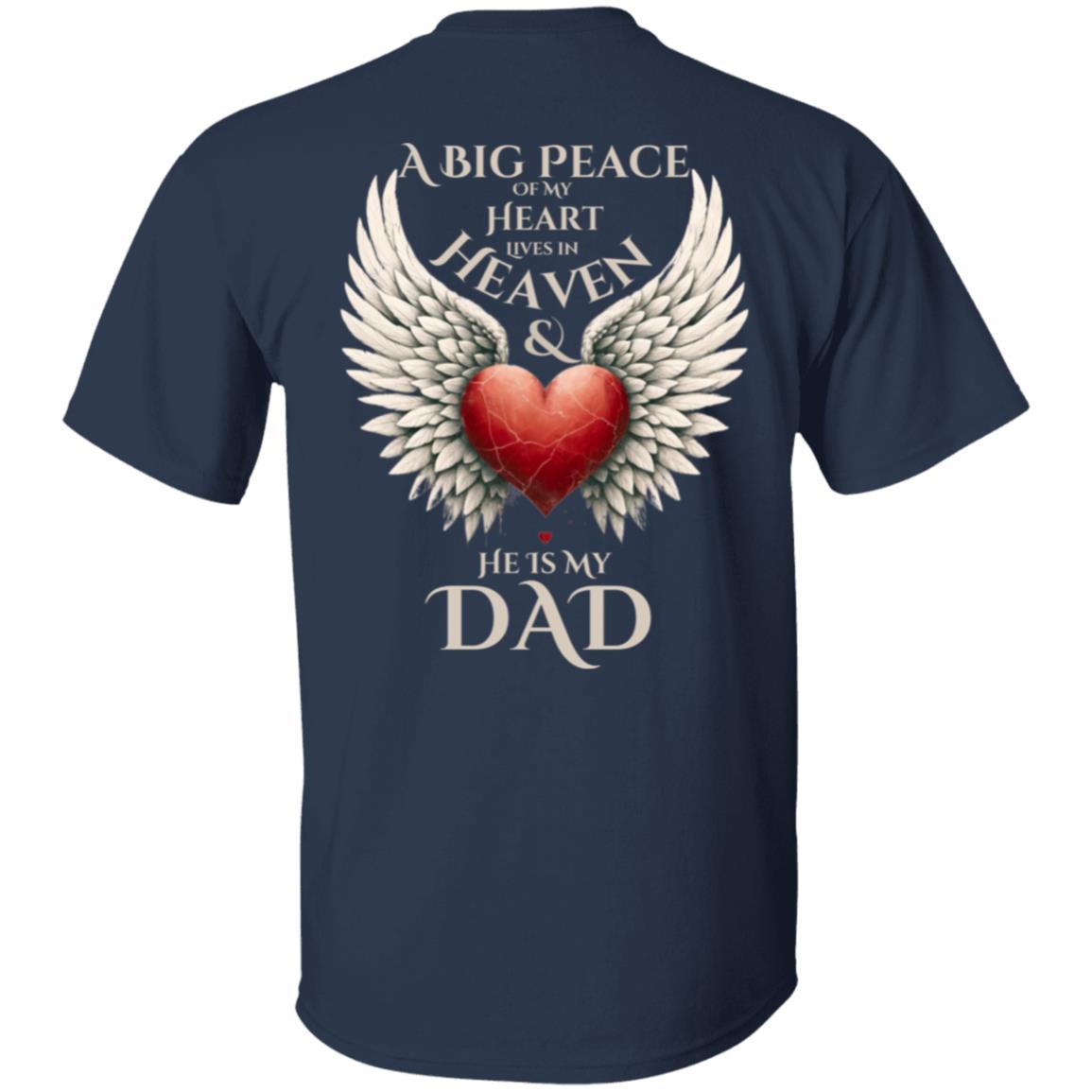 MY HEART IS IN HEAVEN | FAMILY MEMORIAL GIFT | T-SHIRT | CHRISTMAS GIFT | | PULLOVER HOODIE |