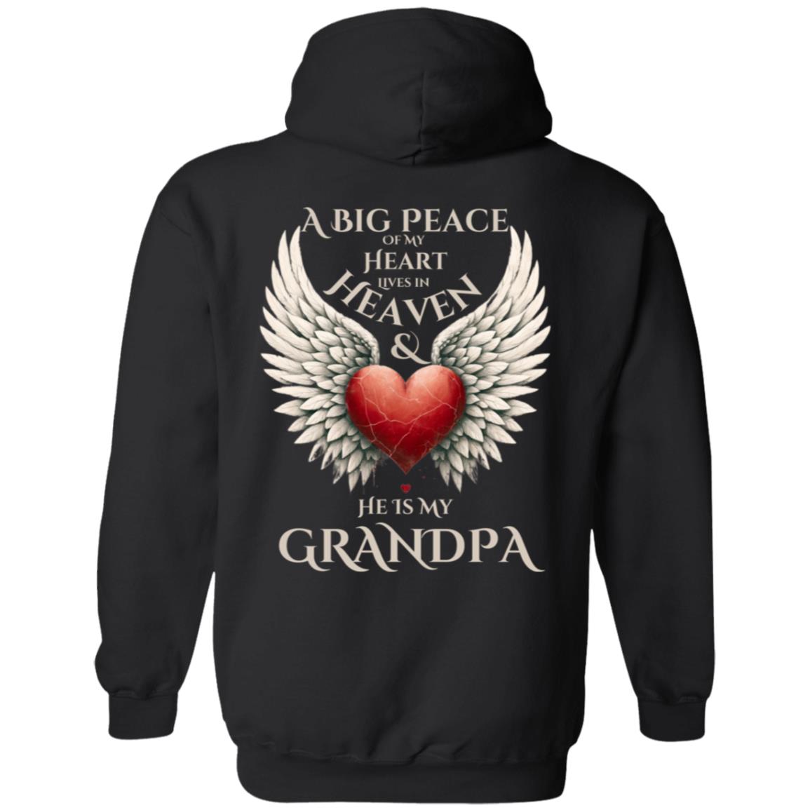 MY HEART IS IN HEAVEN | FAMILY MEMORIAL GIFT | T-SHIRT | CHRISTMAS GIFT | | PULLOVER HOODIE |