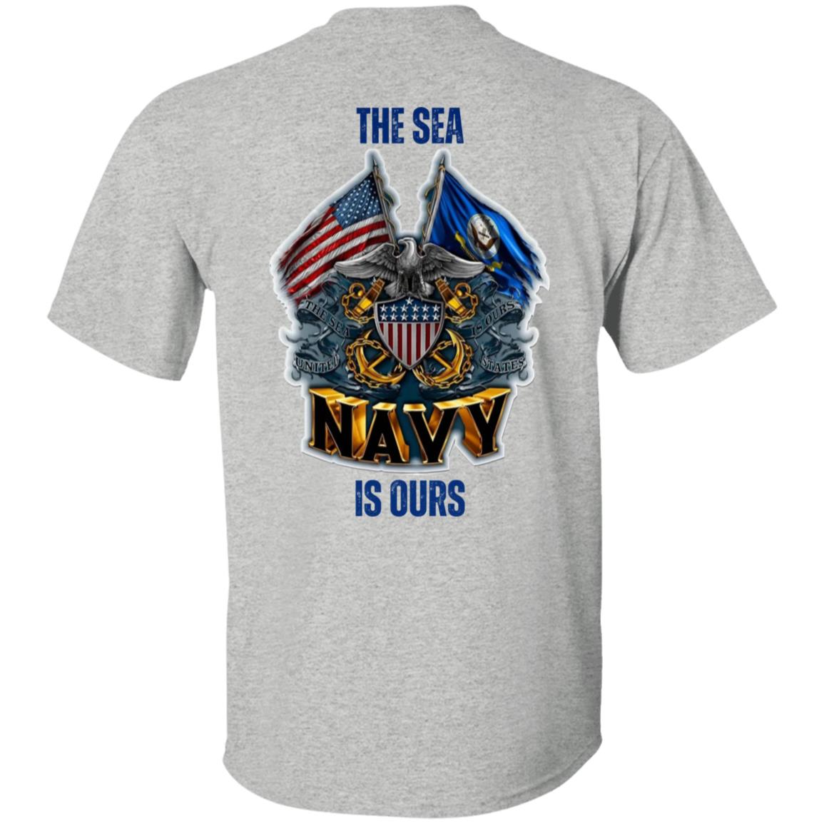 Navy T-Shirt | Christmas Holyday Gift | Non, Dad, Son Daughter |