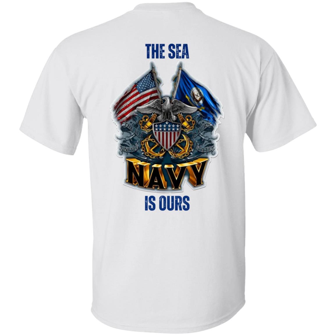 Navy T-Shirt | Christmas Holyday Gift | Non, Dad, Son Daughter |