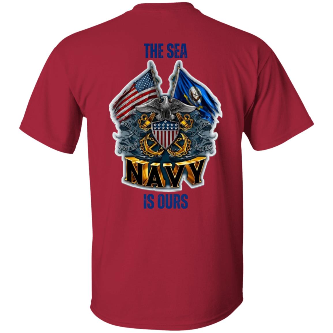 Navy T-Shirt | Christmas Holyday Gift | Non, Dad, Son Daughter |