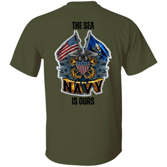 Navy T-Shirt | Christmas Holyday Gift | Non, Dad, Son Daughter |