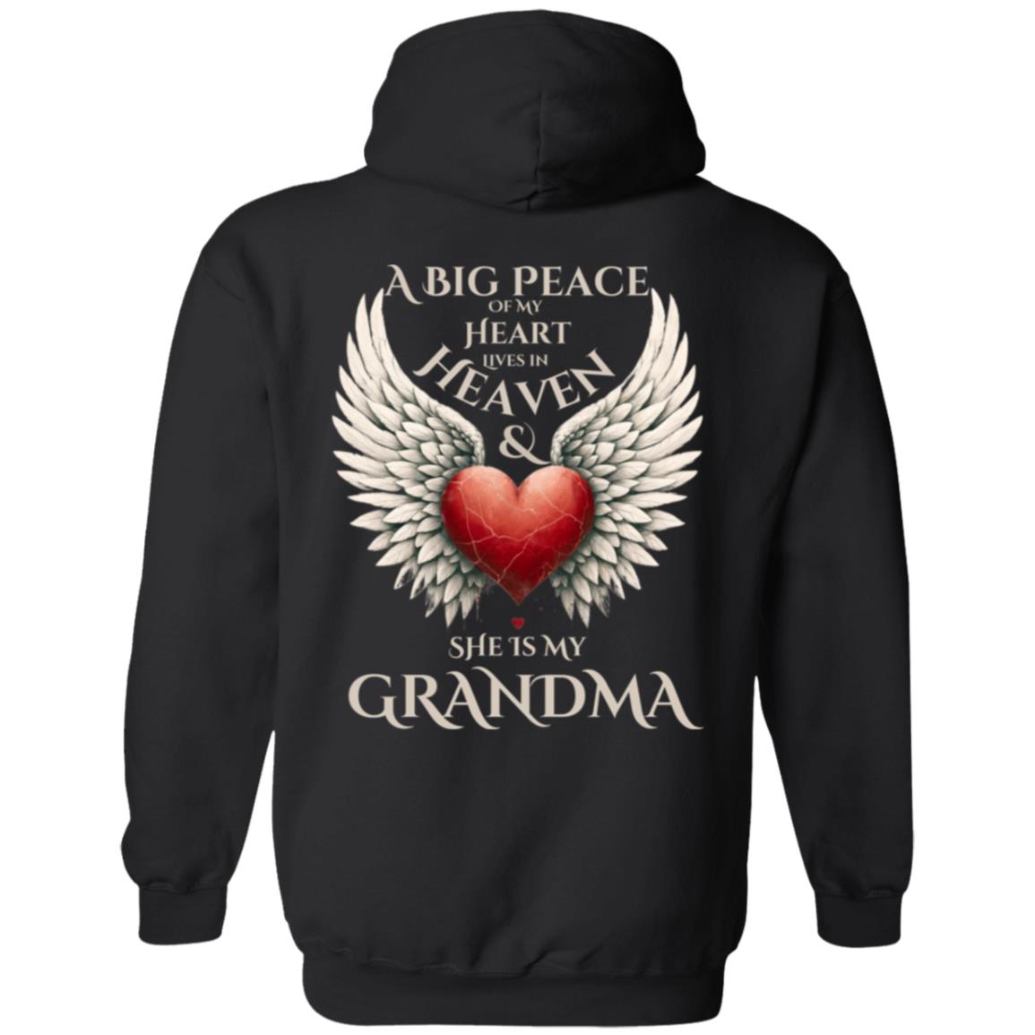 MY HEART IS IN HEAVEN | FAMILY MEMORIAL GIFT | T-SHIRT | CHRISTMAS GIFT | | PULLOVER HOODIE |