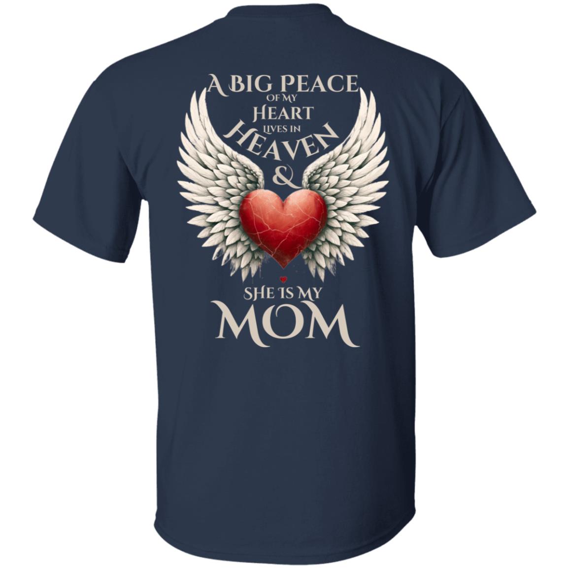 MY HEART IS IN HEAVEN | FAMILY MEMORIAL GIFT | T-SHIRT | CHRISTMAS GIFT | | PULLOVER HOODIE |