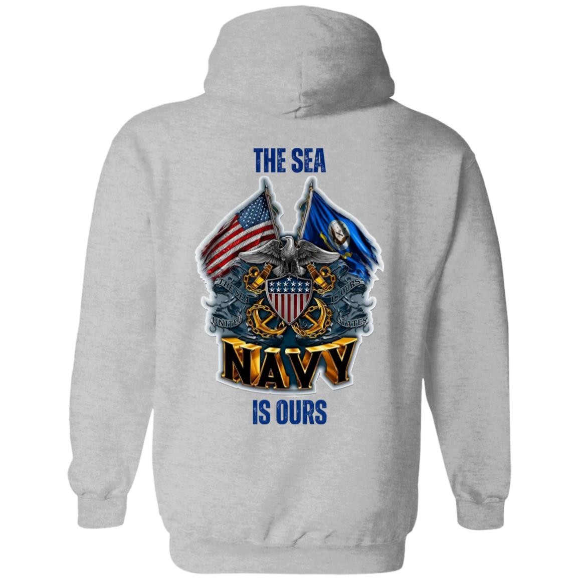 Navy Veteran pullover Hoodie | Christmas Holiday Gift | Mom, Dad, Son Daughter|