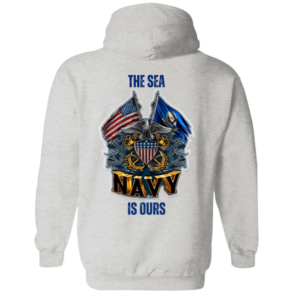 Navy Veteran pullover Hoodie | Christmas Holiday Gift | Mom, Dad, Son Daughter|