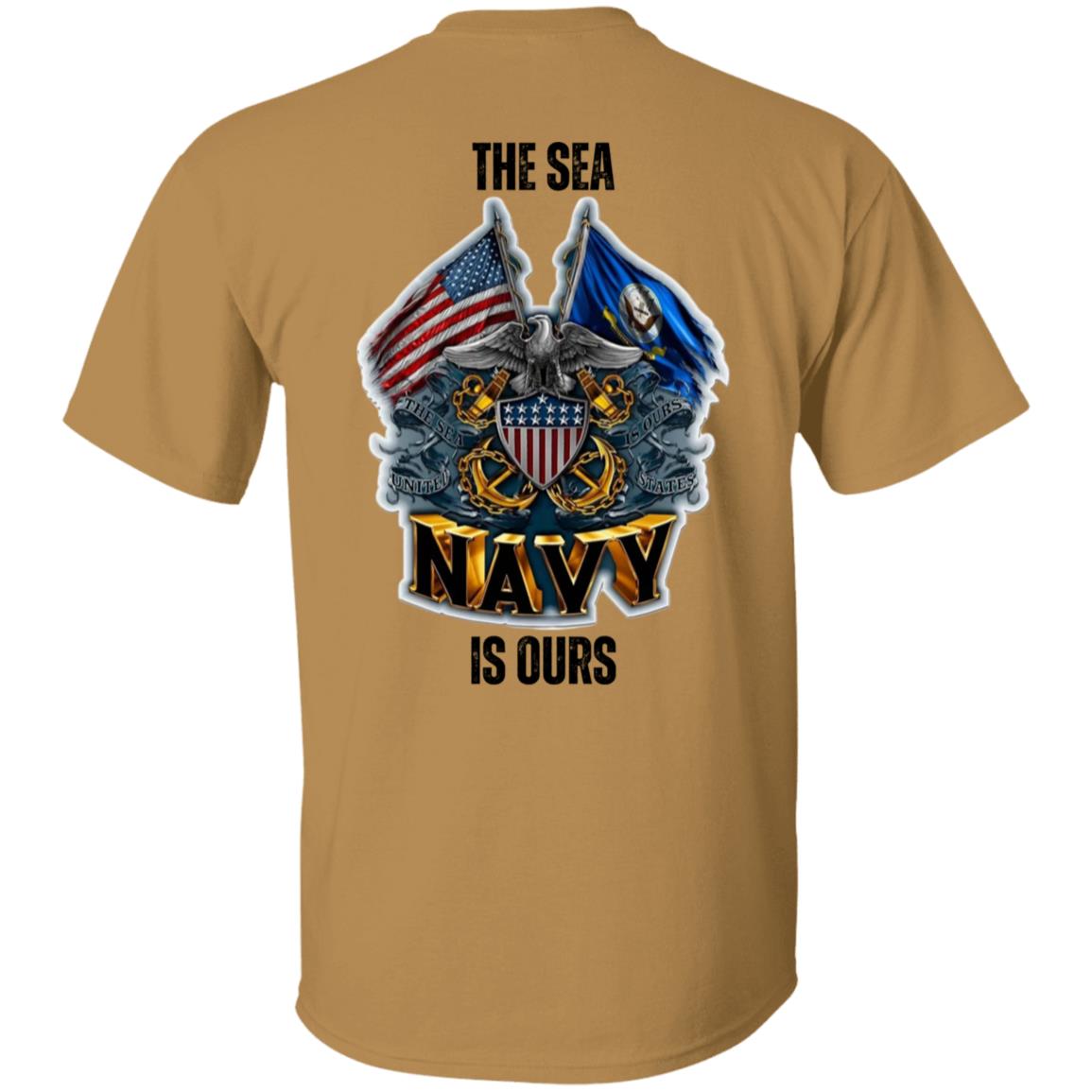 Navy T-Shirt | Christmas Holyday Gift | Non, Dad, Son Daughter |