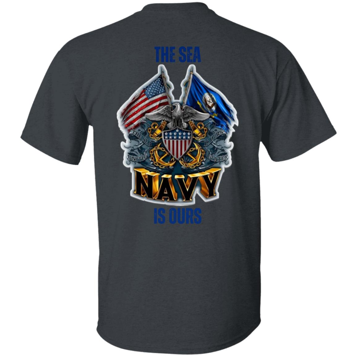 Navy T-Shirt | Christmas Holyday Gift | Non, Dad, Son Daughter |