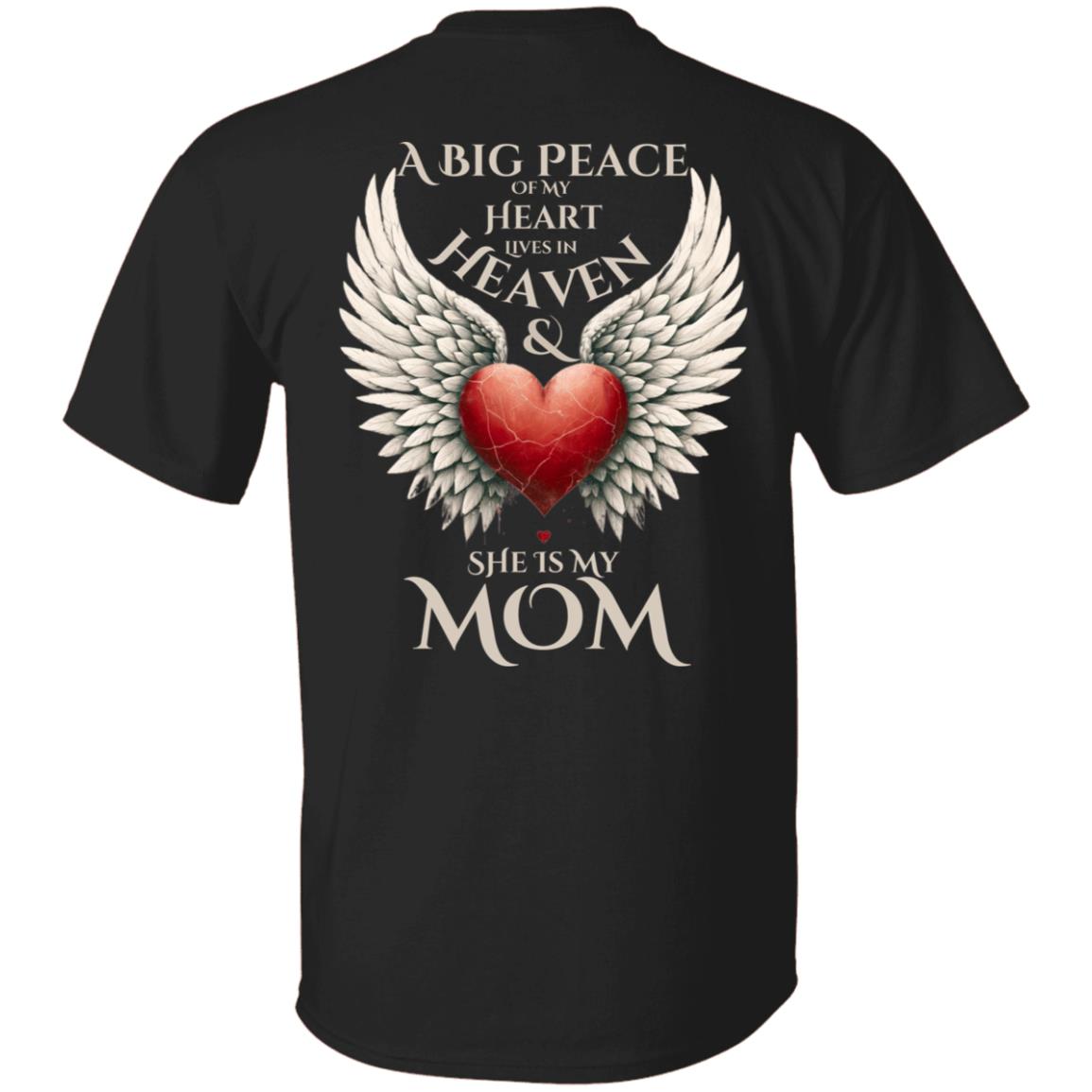 MY HEART IS IN HEAVEN | FAMILY MEMORIAL GIFT | T-SHIRT | CHRISTMAS GIFT | | PULLOVER HOODIE |