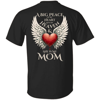 MY HEART IS IN HEAVEN | FAMILY MEMORIAL GIFT | T-SHIRT | CHRISTMAS GIFT | | PULLOVER HOODIE |