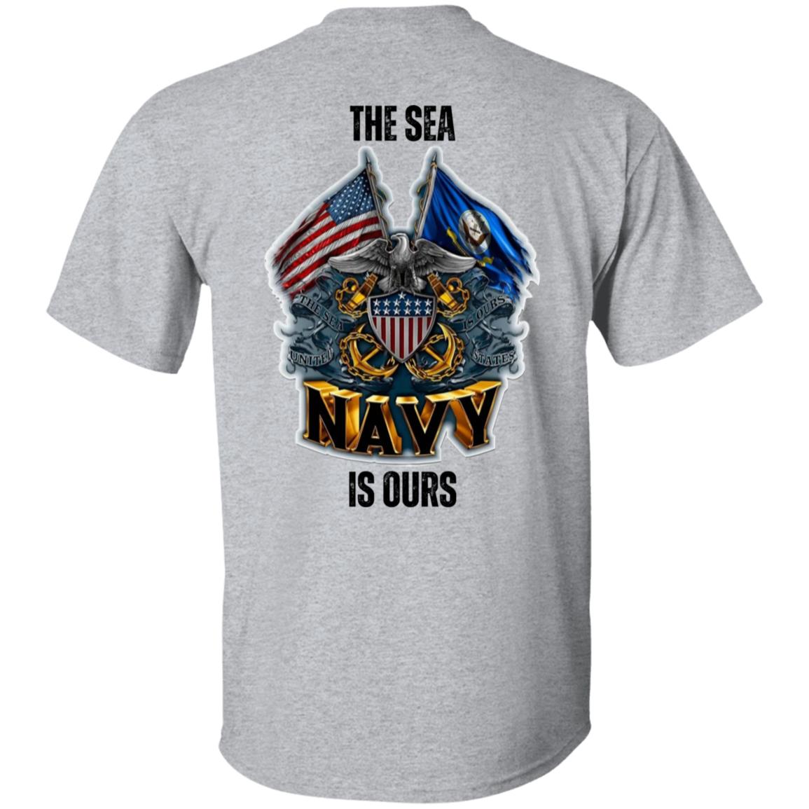 Navy T-Shirt | Christmas Holyday Gift | Non, Dad, Son Daughter |