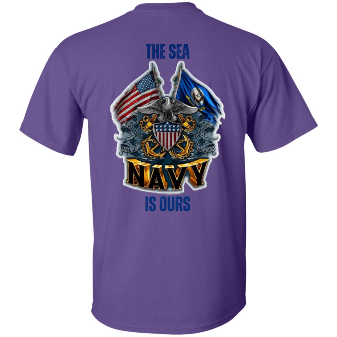 Navy T-Shirt | Christmas Holyday Gift | Non, Dad, Son Daughter |