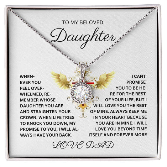 To My Beloved Daughter | Eternal Hope Necklace | Dad