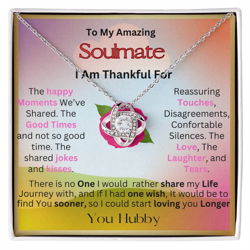 TO MY AMAZING SOULMATE