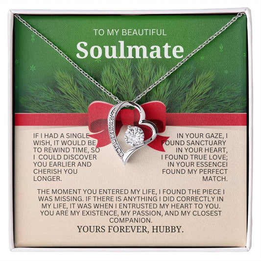 To My Beautiful Soulmate | Forever Love Necklace  | Husband